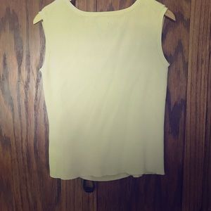 Rafaela top size L.  creamy yellow